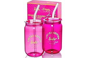 Dragon Glassware x Barbie Drinking Glasses: The Epitome of Pink and Purple Power