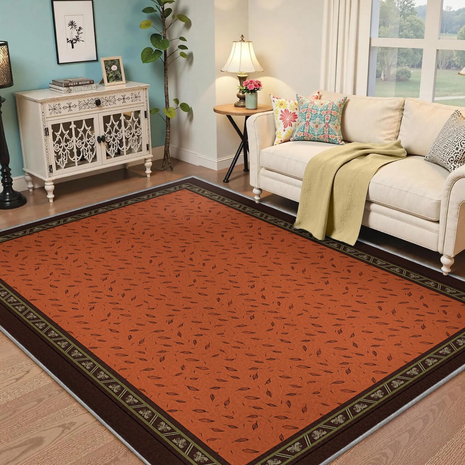 Carpette intérieur automne ultra fine pour créer un salon cocooning