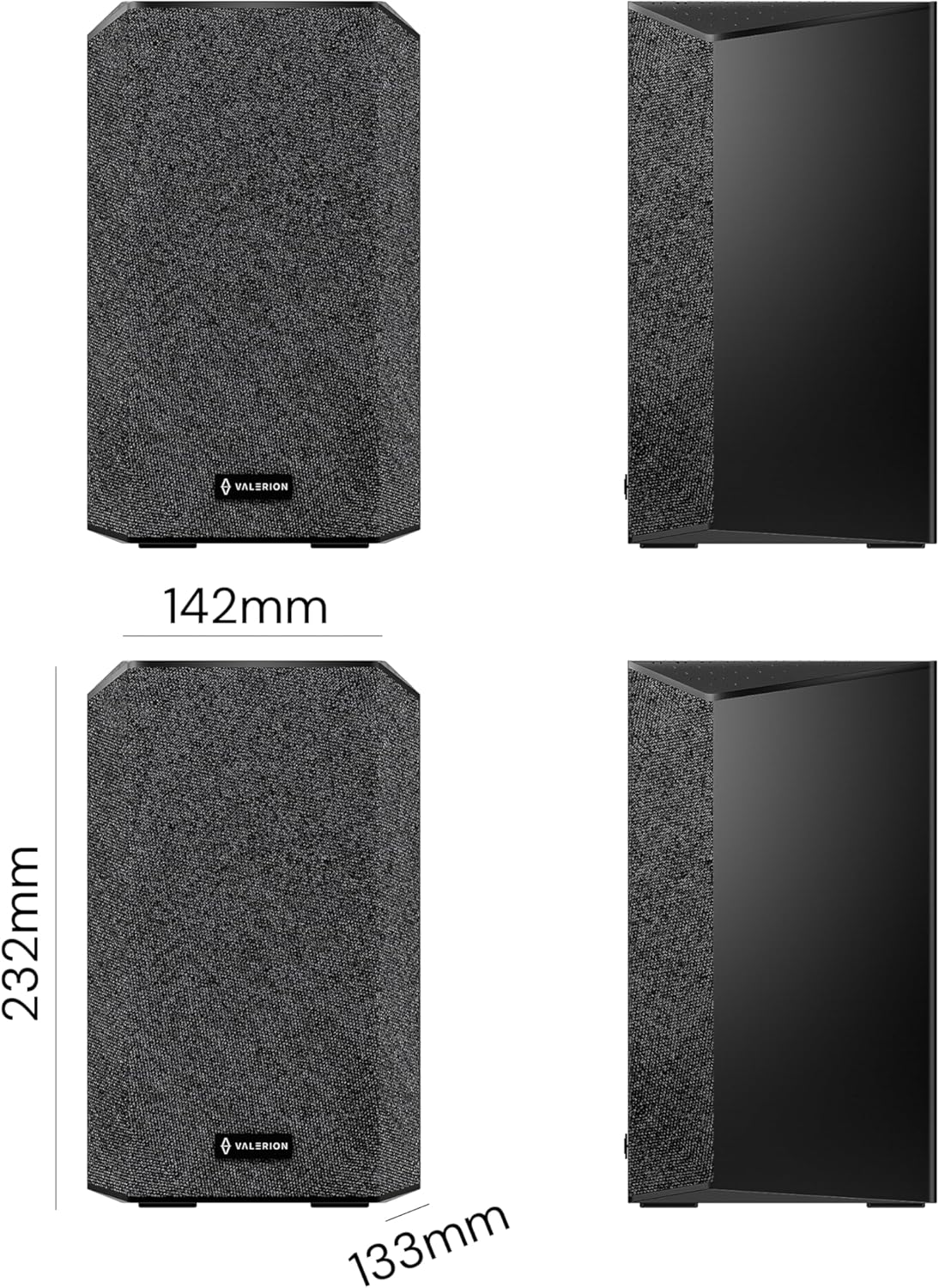 ThunderBeat 4.1.2, Wireless Dolby Atmos Surround Sound System with Subwoofer, 720W Power, 4 Wireless Surround Speaker, 360° Dome Sound, <30ms Latency, Home Theater Sound System for Projectors