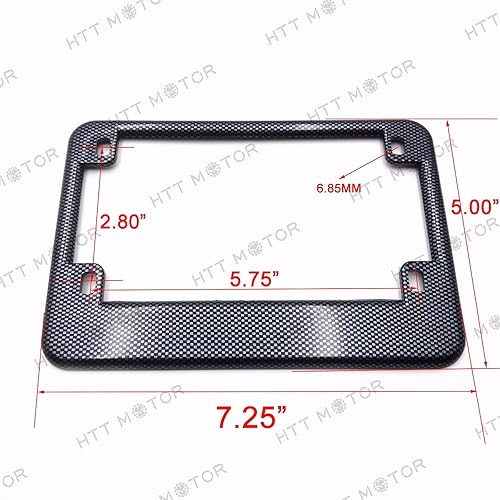 Vista 12 de HTTMT MT294-001-CN Marco de matrícula - Fibra de carbono