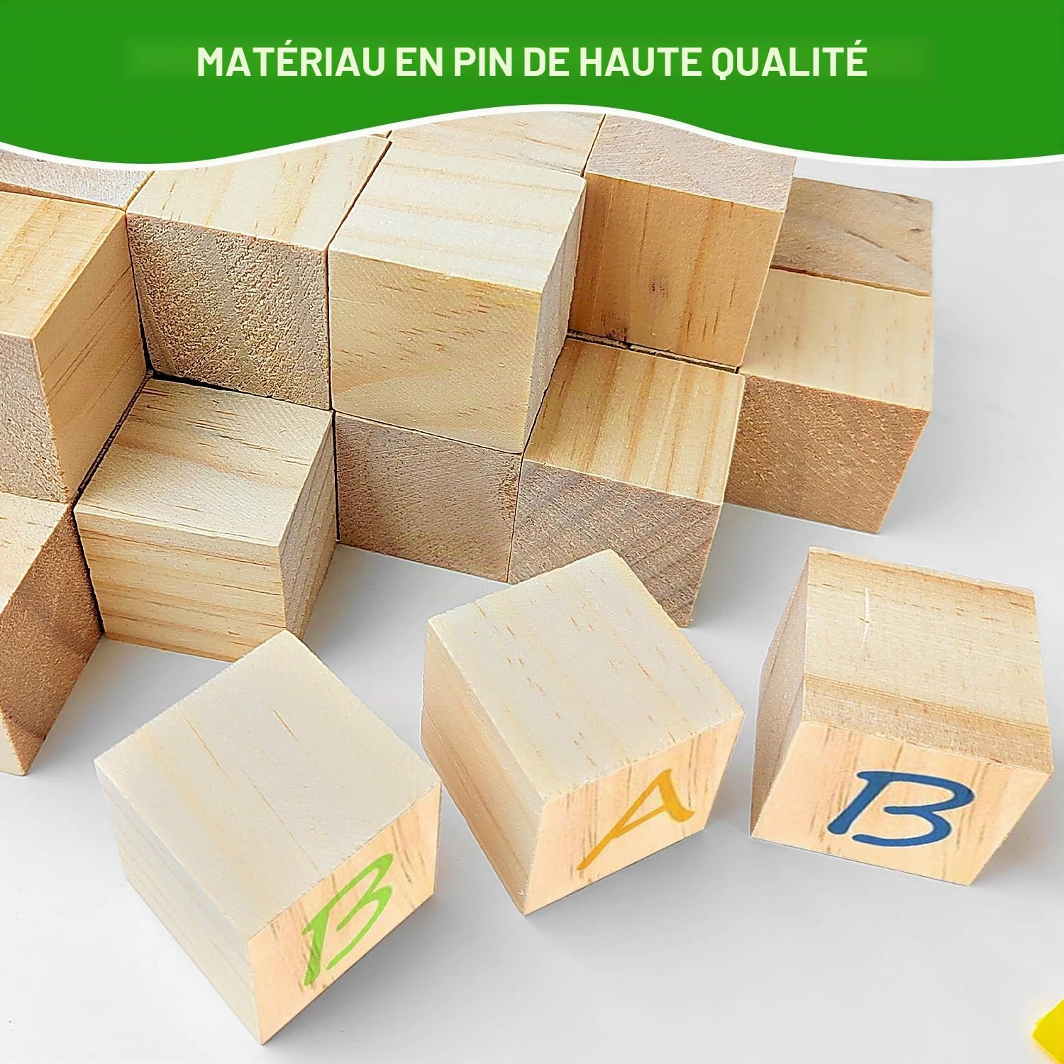 Lot de 75 Jeux de fête prénatale, Set de Jeux Autour de Bébé, Set de Jeux pour la Baby Shower, en Bois, Décoration avec Stylo de Couleur, pour fête prénatale garçon et Fille