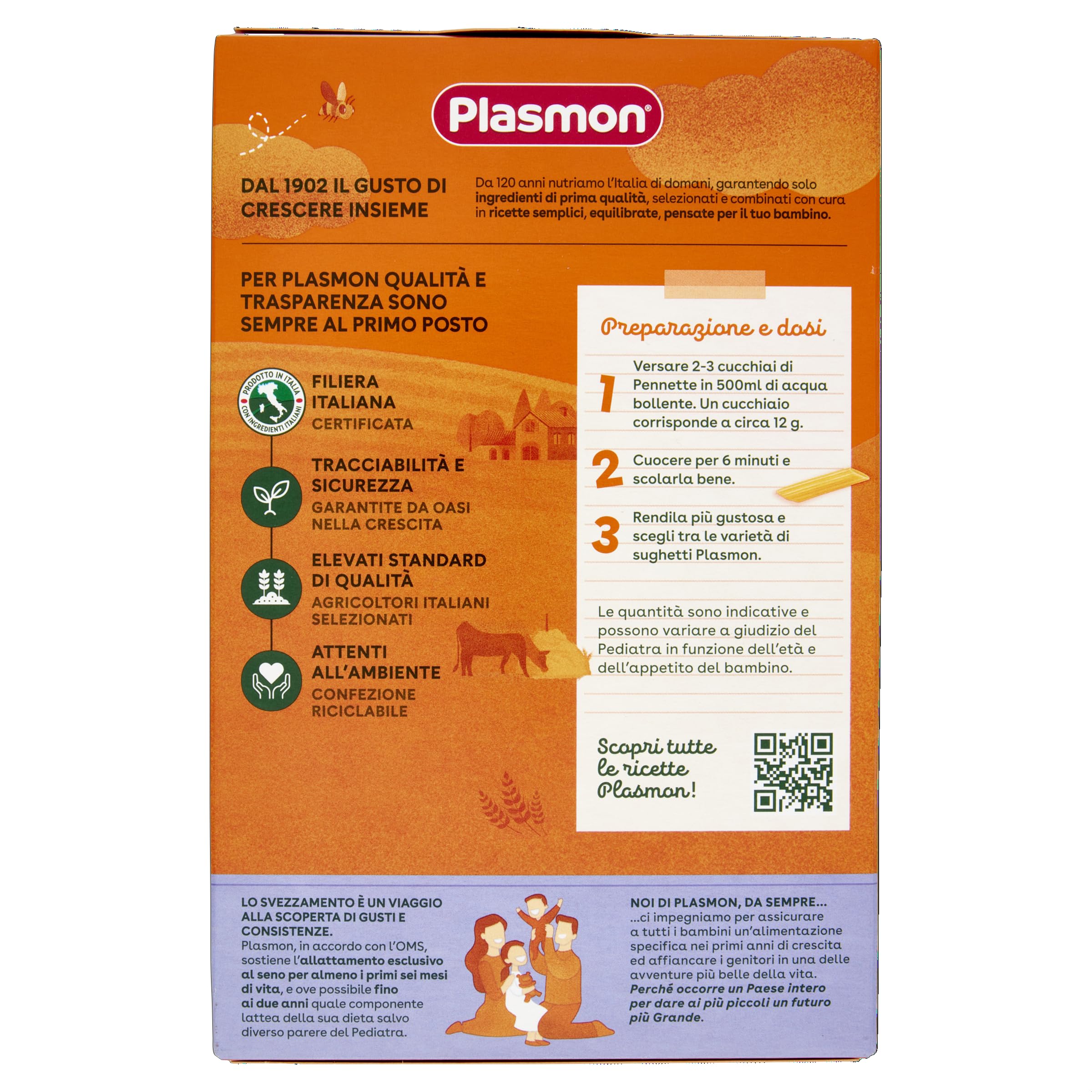 Plasmon Pastina Pennette 300g (12 Confezioni)