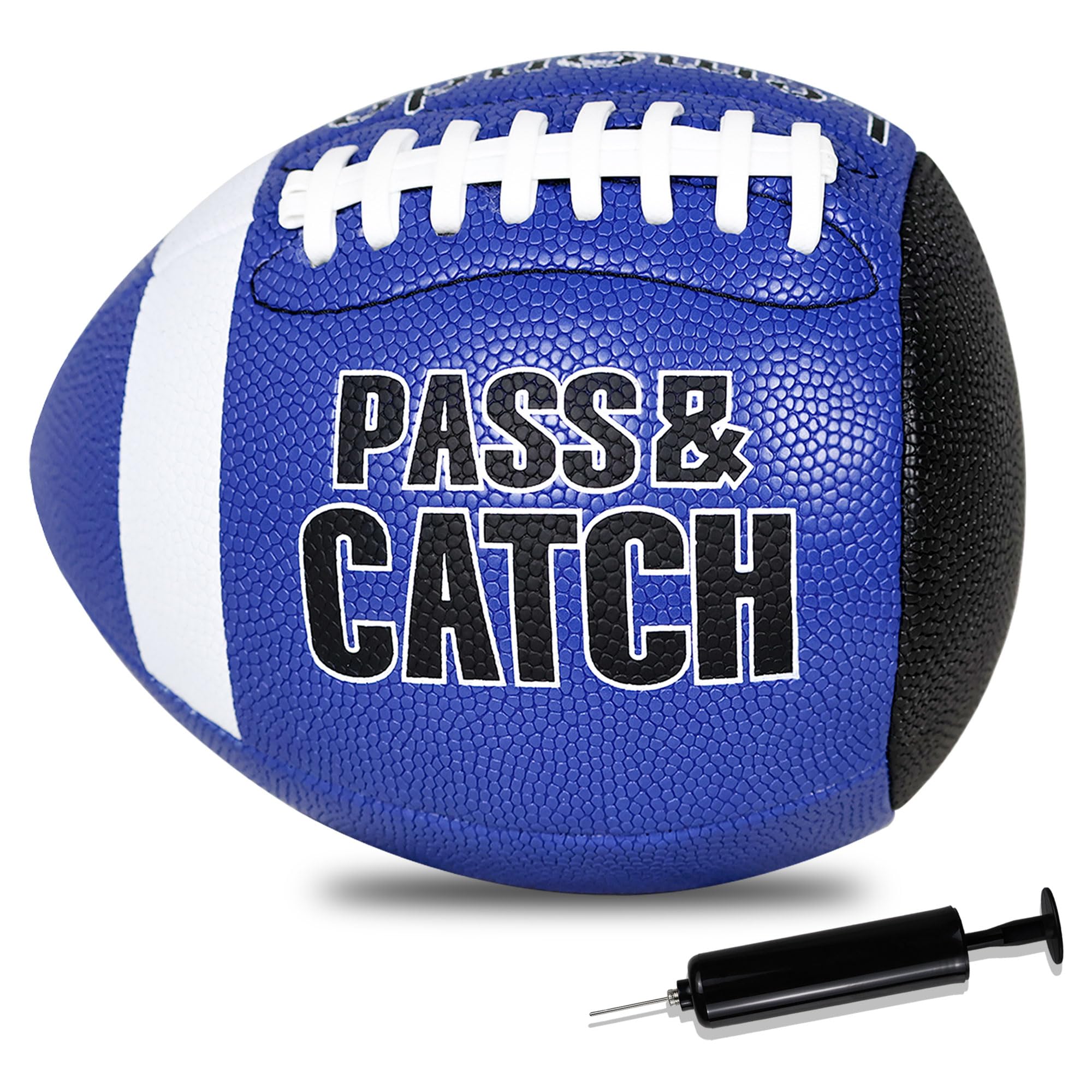 Lemondo Pass Catch Training Football, Youth Size(Ages 5-14), Solo Training Equipment, Enhance Passing Catching Skills(with Pump)
