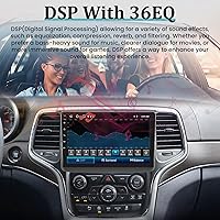 Vista 4 de Android Car Stereo for Jeep Grand Cherokee 2014 2015 2016 2017 with DSP, 9 Inch HD Touchscreen Radio Wireless Apple Carplay & Android Auto GPS WiFi
