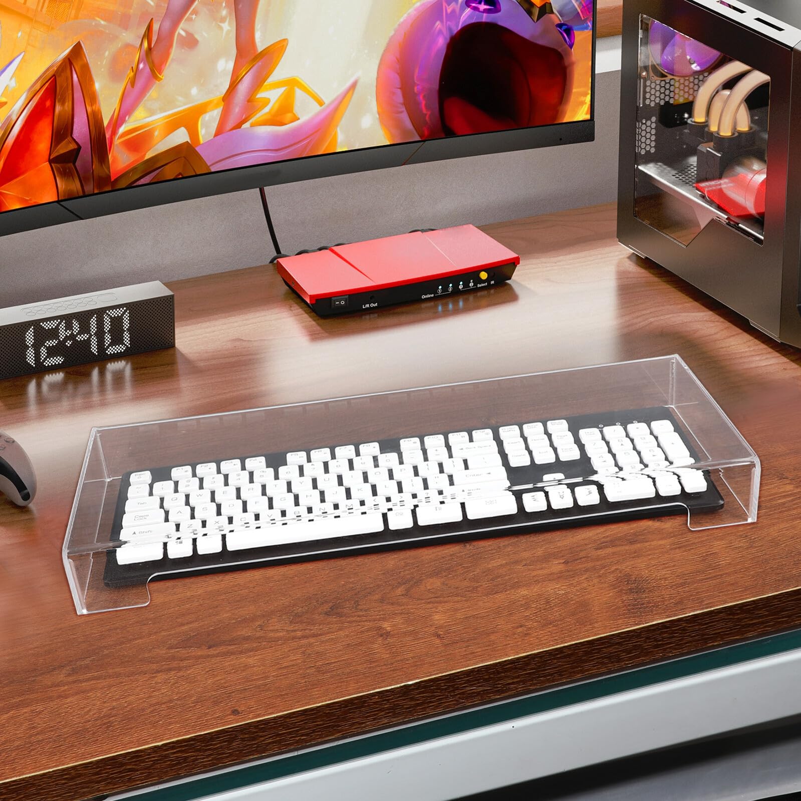 Transparente Acryl Tastaturhülle für Haushalt Schutz