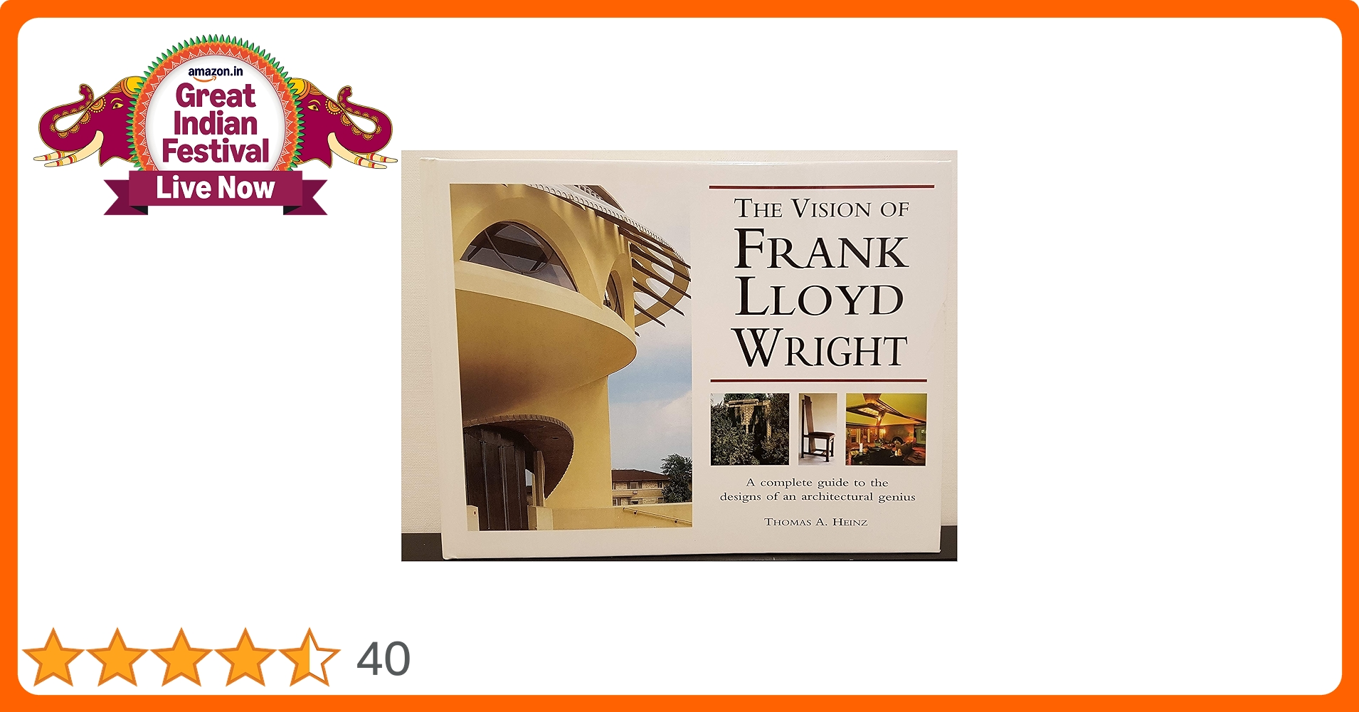 Buy The Vision of Frank Lloyd Wright Book Online at Low