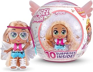 Itty Bitty Prettys Angel High Cara Mello Doll with 10 Surprise Accessories by ZURU, Multicolor
