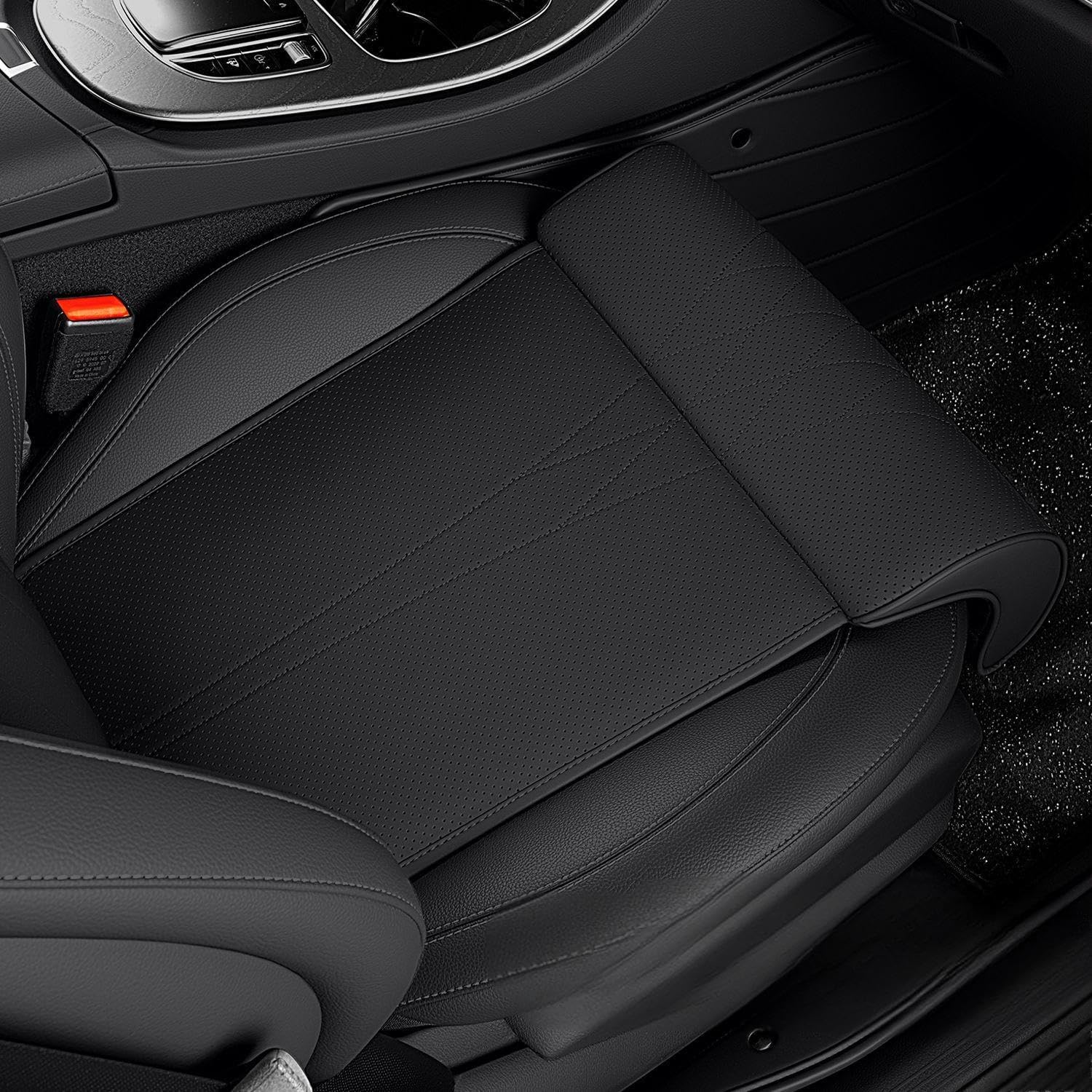 Car Leg Extender Support Cushion for Tesla Model Y 2025,1PCS Leather Breathable Comfort Rest Mat Adjustable Pleasant Women Men Drivers Easy Install Pad,A