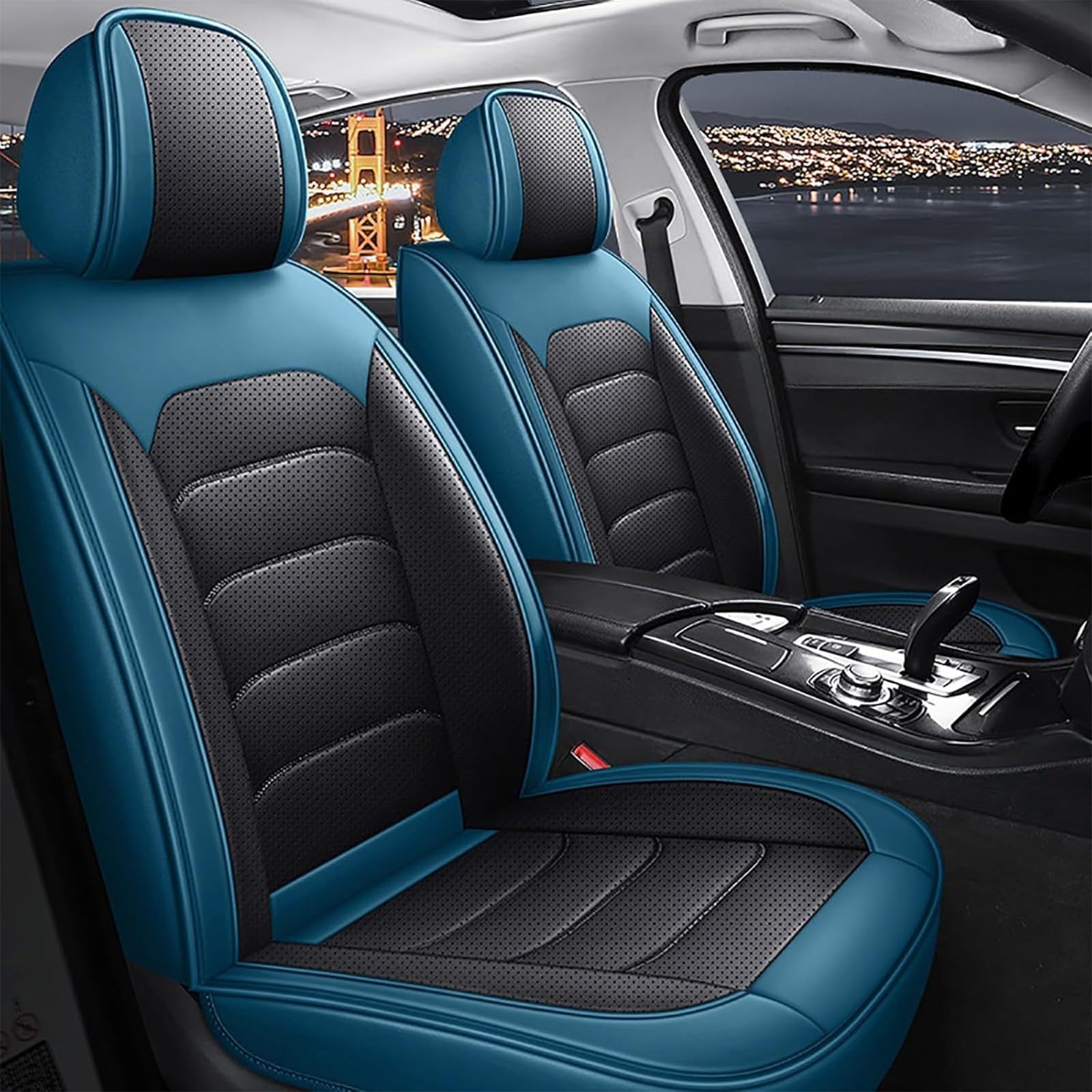 Genérico Fundas Asientos Coche para Dacia Duster SUV 2010-2025 | Conjunto De Fundas De Asiento Para 5 Plazas, Impermeables, Resistentes A Manchas Y ArañAzos