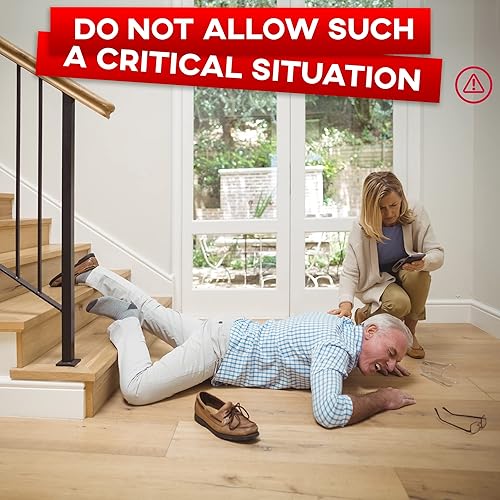 Miniatura 5 de Cinta de agarre cinta antideslizante resistente transparente para exteriores e interiores, 1 pulgada x 35 pies, rollo antideslizante fácil de