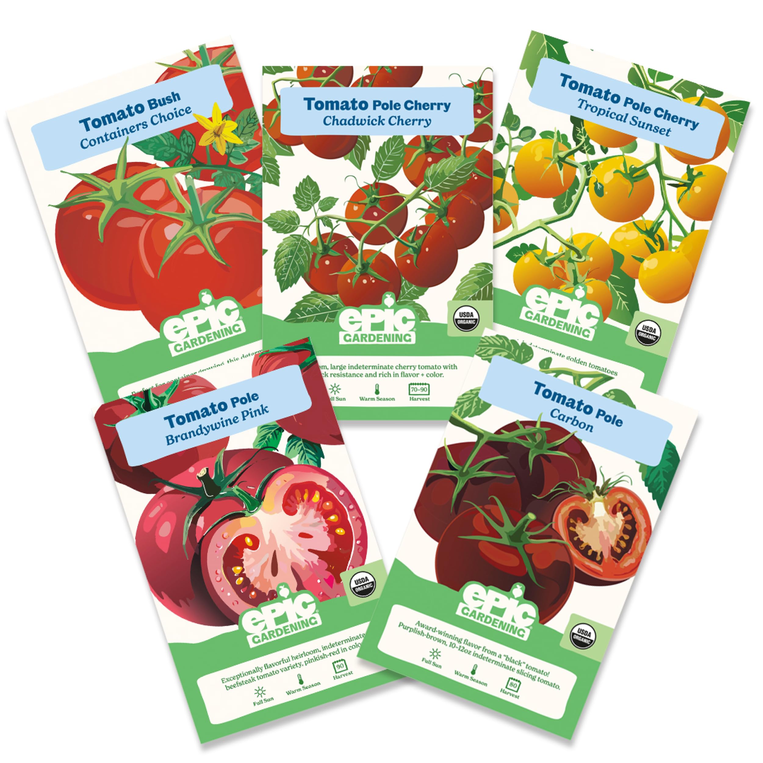 Epic Gardening Tomato Lovers Seed Bundle