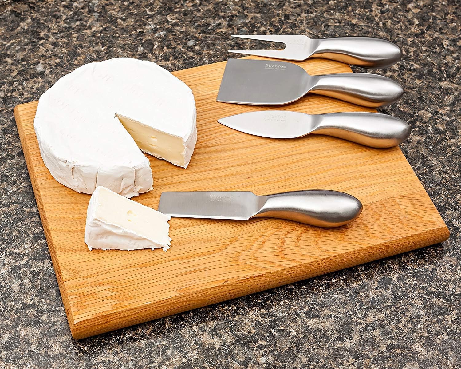 BlizeTec Cheese Knives Cheese Slicer & Cutter Set (4 pcs)