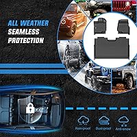 Vista 5 de Nilight Alfombrillas de TPE para Ford F-150 F150 Lightning SuperCrew Cab asientos de cabina 2015 2016 2017 2018 2019 2020 2021 2022 2023 2024 2025