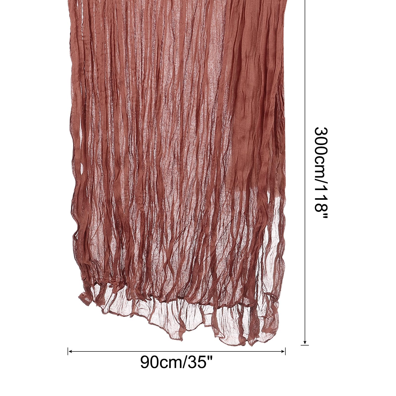 uxcell 10Ft Cheesecloth Table Runner - Image 2