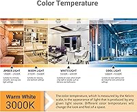 Vista 6 de Sunlite FML27/30K Foco fluorescente compacto enchufable de tubo cuádruple, FML de 4 pines, 27 vatios, 1500 lúmenes, 3000 K blanco cálido, base de 4