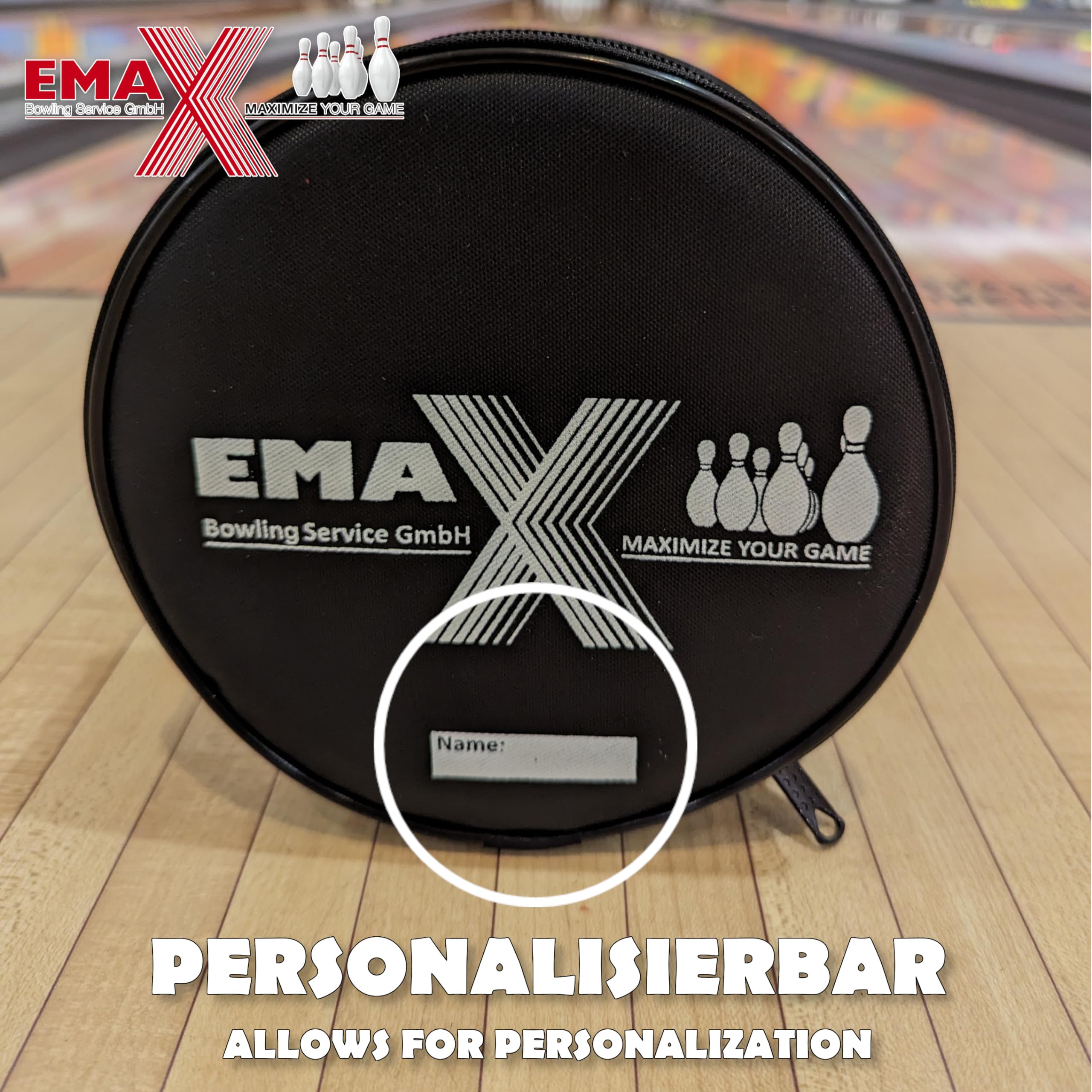EMAX - Juego de lijadora para bowling Ball Surface Management Kit | Accesorios Abralon Pads con bolsa