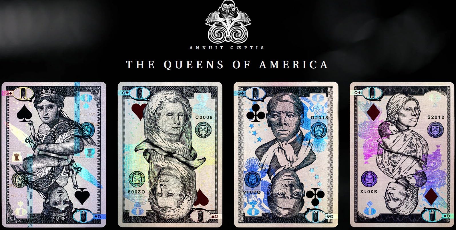 Murphy's Magic Supplies, Inc. Holographic Legal Tender Playing Cards by  Kings Wild, Standard Playing Card Decks