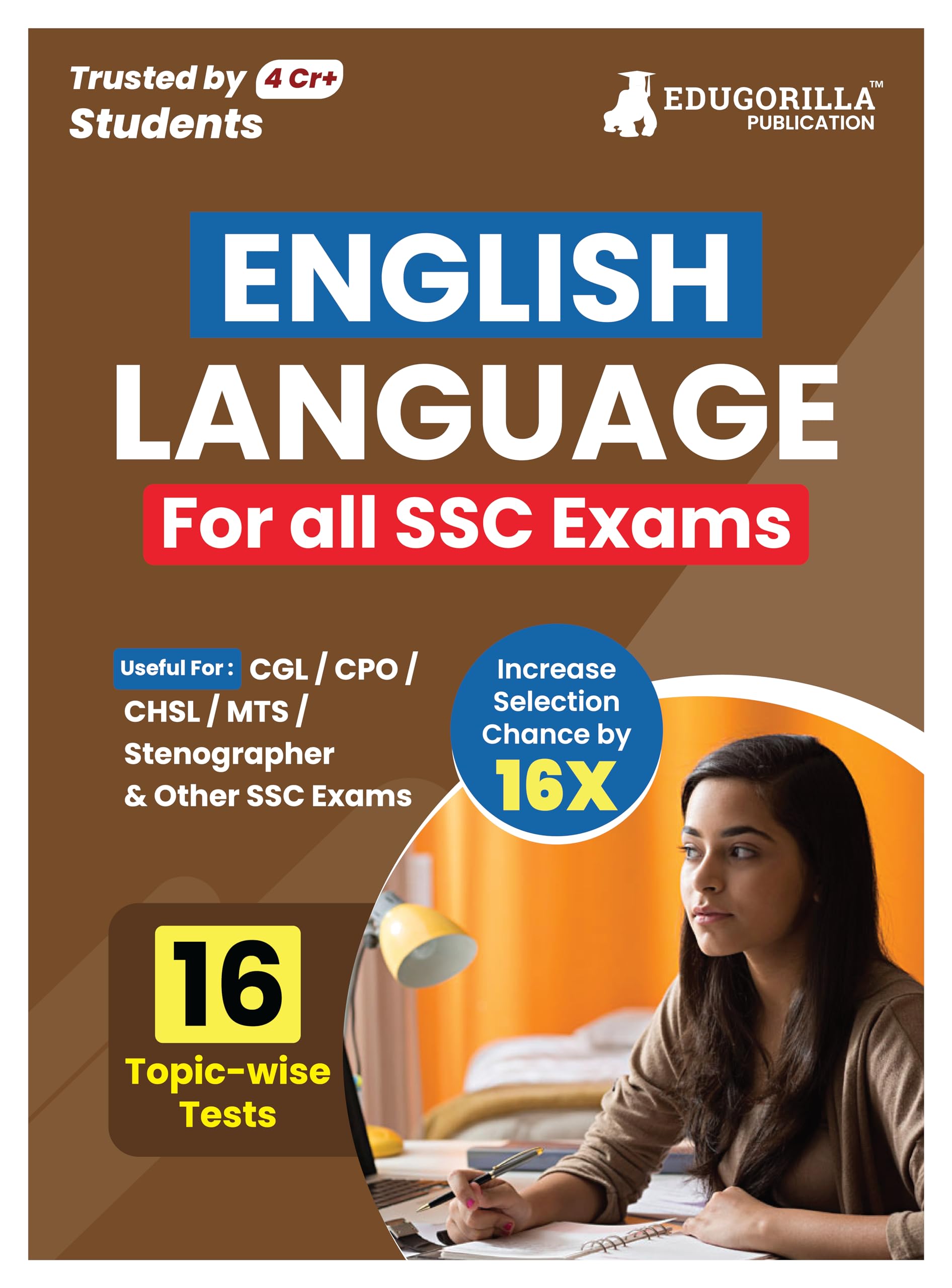 English Language Book For All SSC Exams 2024 - 16 Solved Topic-Wise Tests For SSC CGL, CPO, CHSL, MTS, Stenographer, and Other SSC Exams with Free Access To Online Tests Paperback – 25 January 2022