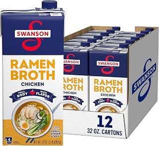 SWANSON S Ramen Chicken Broth, 32 Oz Carton (12 Pack)