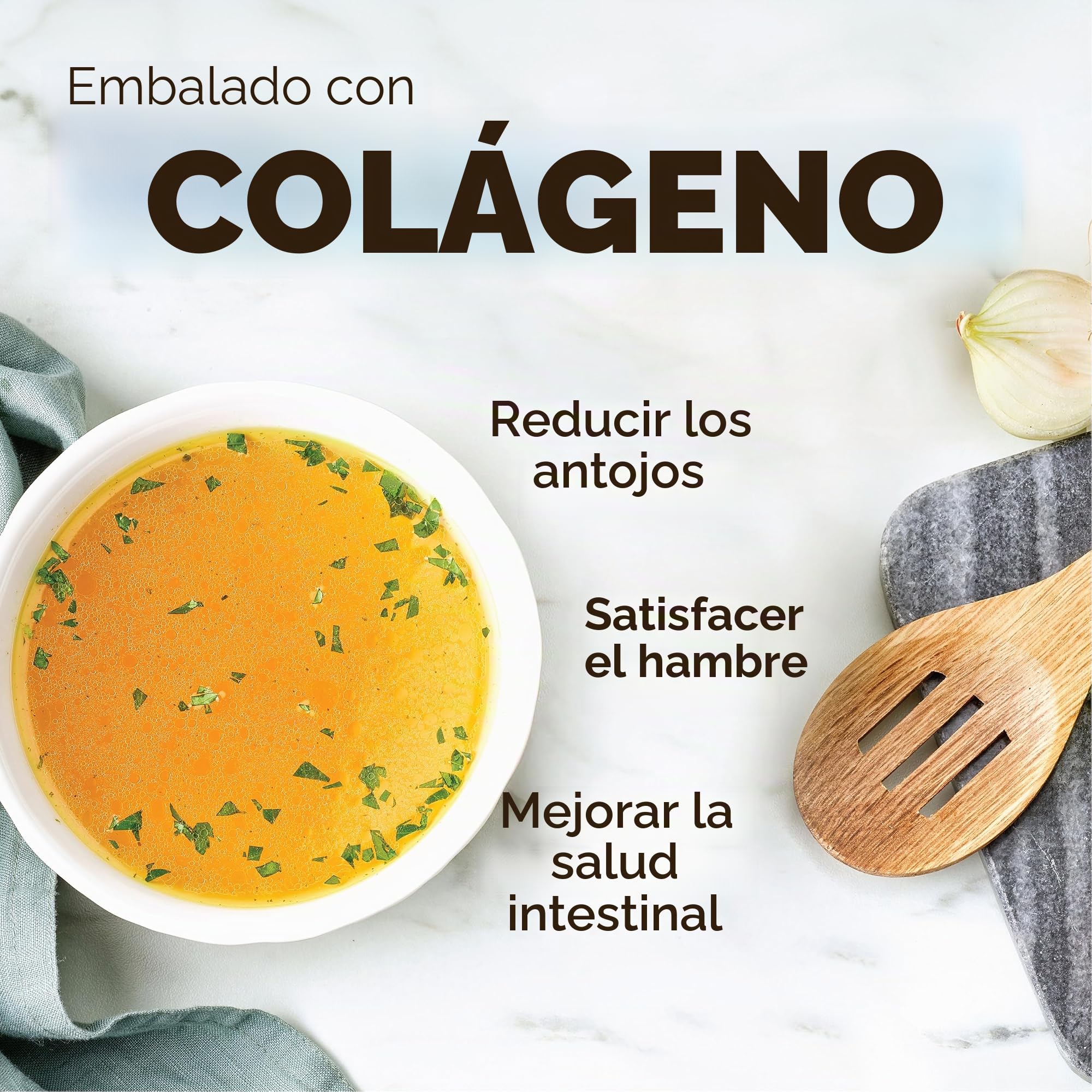 Plan de 7 días, caldo de huesos instantáneo, caldo de pollo, polvo de proteína de caldo de huesos, apoya el control del peso, promueve una mejor digestión, salud ósea y articular, plan de 7 días, 7