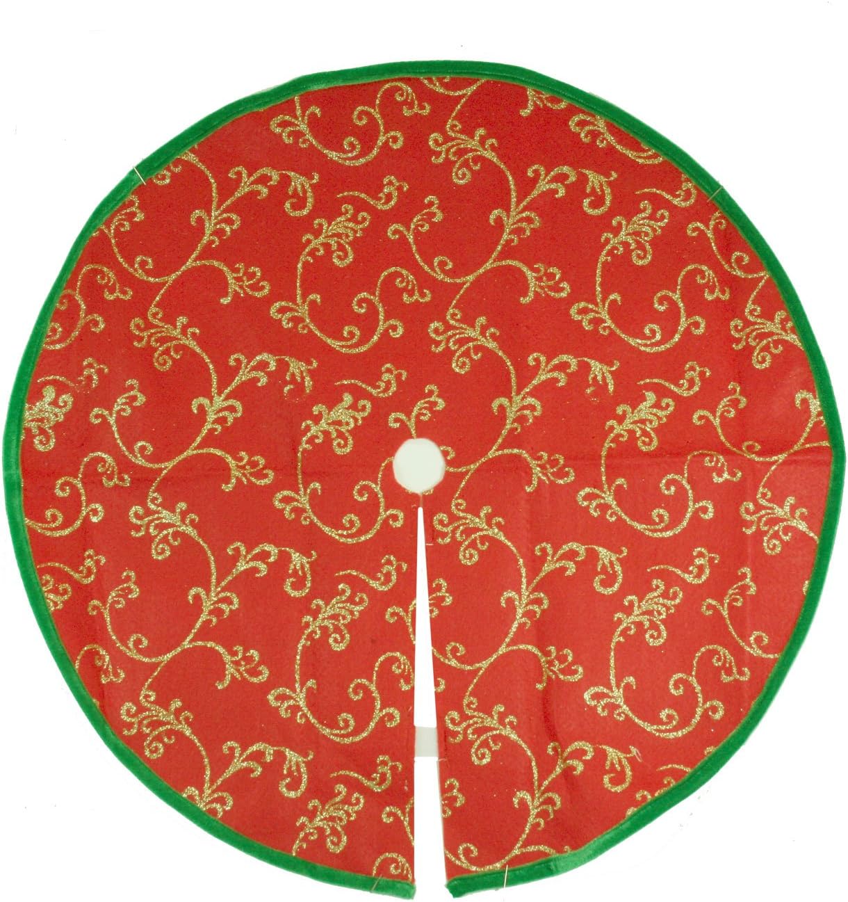 Red Mini Table Top Tree Skirt [IB33 12610002B] Home & Kitchen