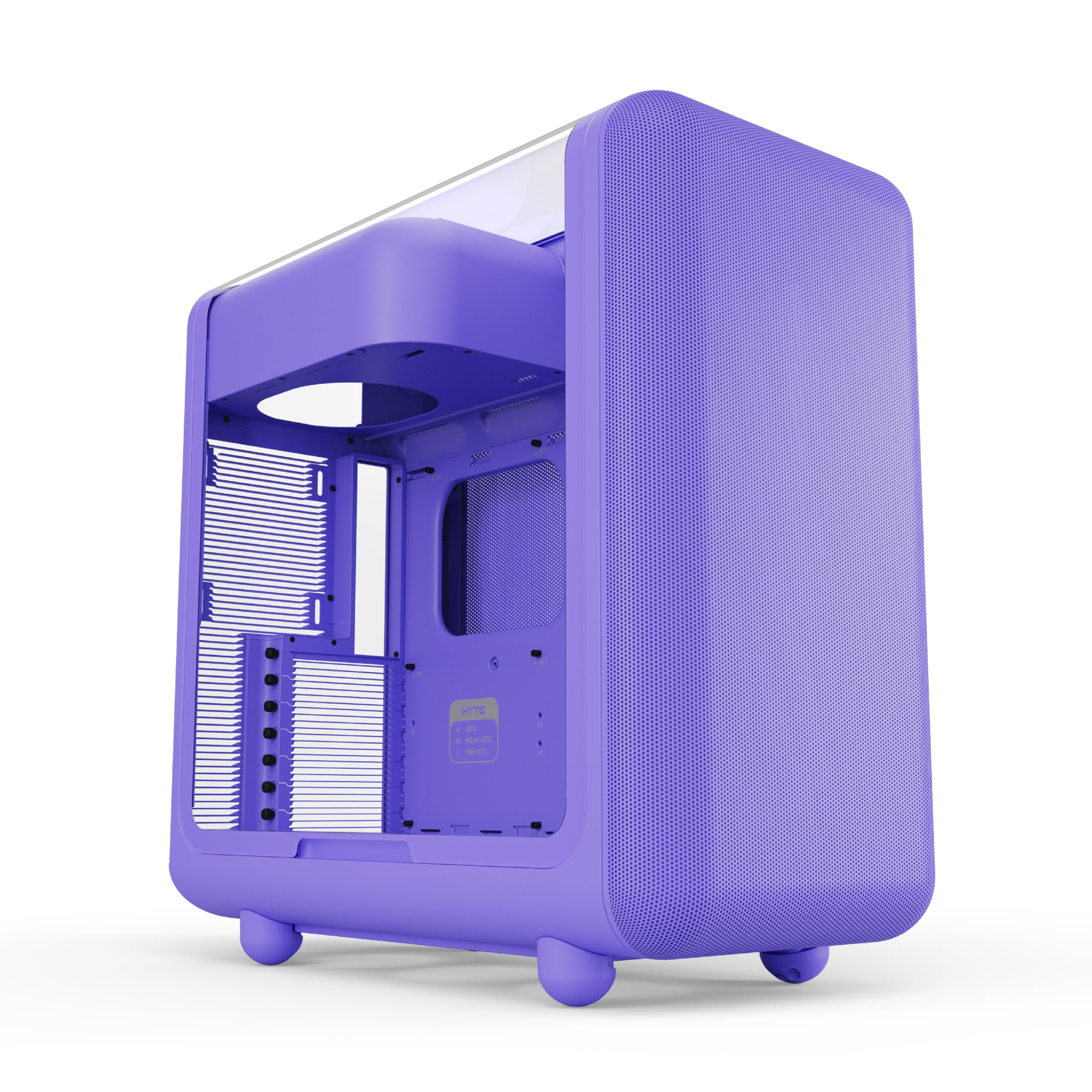 Hyte X50 Modern Performance ATX Boîtier de Jeu PC Tour Moyenne - Taro Milk (Violet)