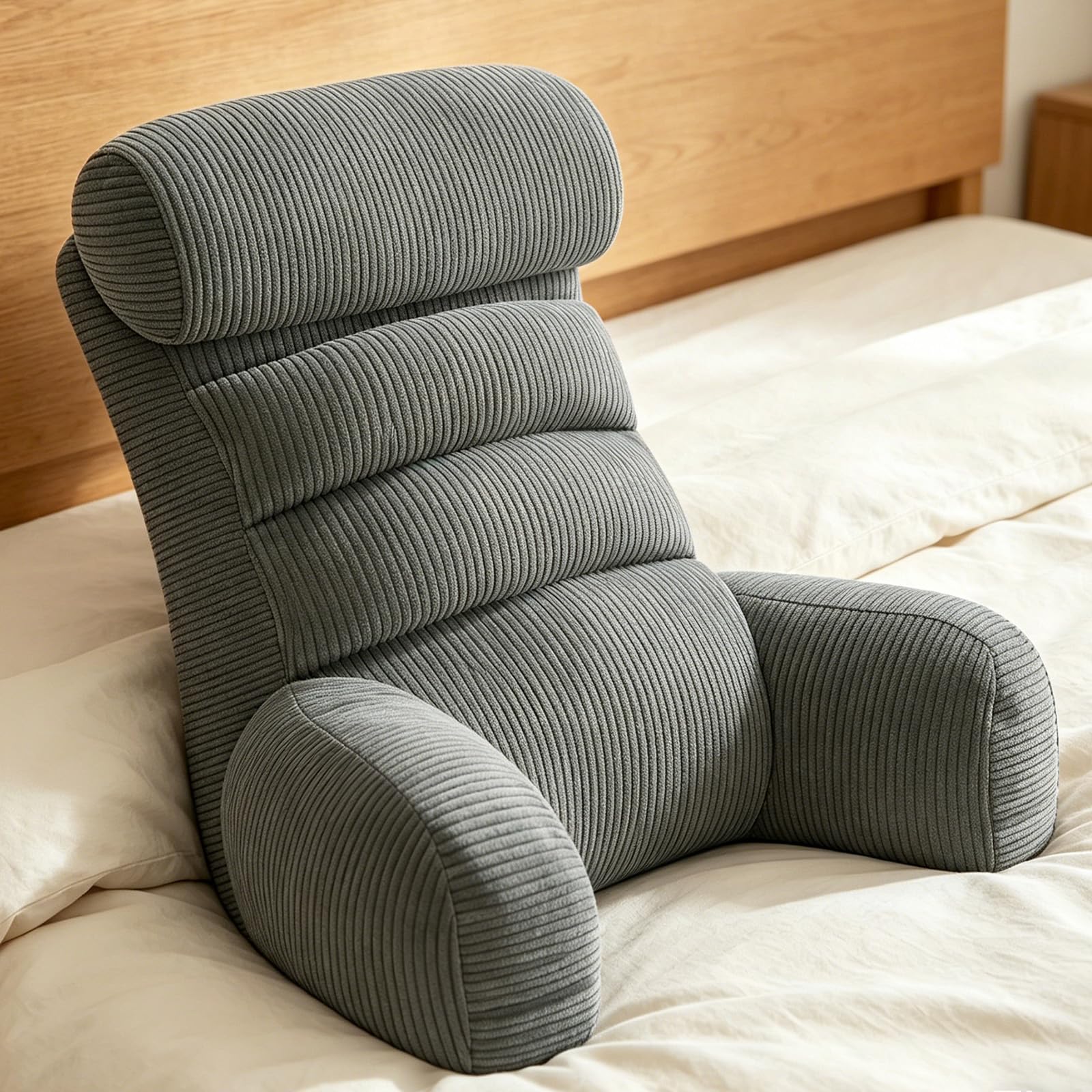 Coussin de lecture pour adultes cherchant un soutien dorsal confortable sur le lit ou au sol
