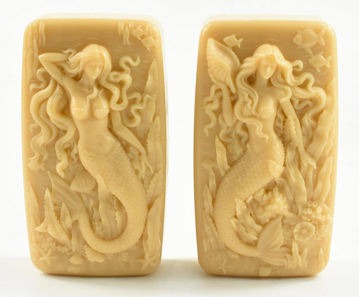 3D Mermaid Silicone Soap Mold for Soap Candle Chocolate Candy Silicone Molds for Soaps Bombs Baking Fondant