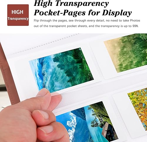 Miniatura 3 de 2 unidades de 256 álbumes de fotos para Fujifilm Instax Mini cámara/Polaroid imágenes de 2 x 3 pulgadas, álbum de fotos de 2 x 3 para cámara