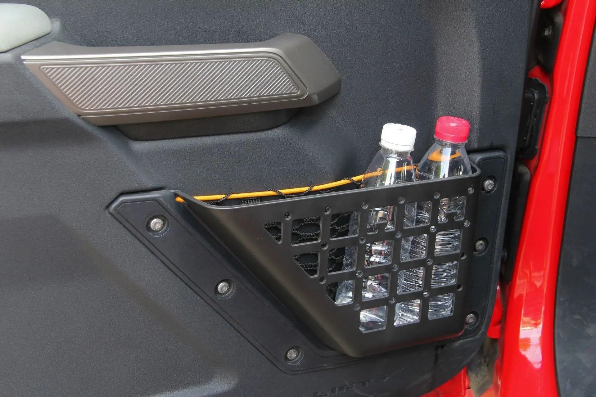 Lhdktee Cargo Cover Increased Door Storage For 2021 2022 For Bronco For Off-road Version Stowing Tidying Box Rear Trunk Parcel Shelf(2piece front door)