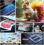 EXPLUX A3 DTF Printer XP600 Printhead C13 Bundle with Oven | Scheduled Auto-Cleaning, Built-in White Ink Circulation, 5" Touchscreen, 7-Min Fast Printing, for Startups & Small Businesses
