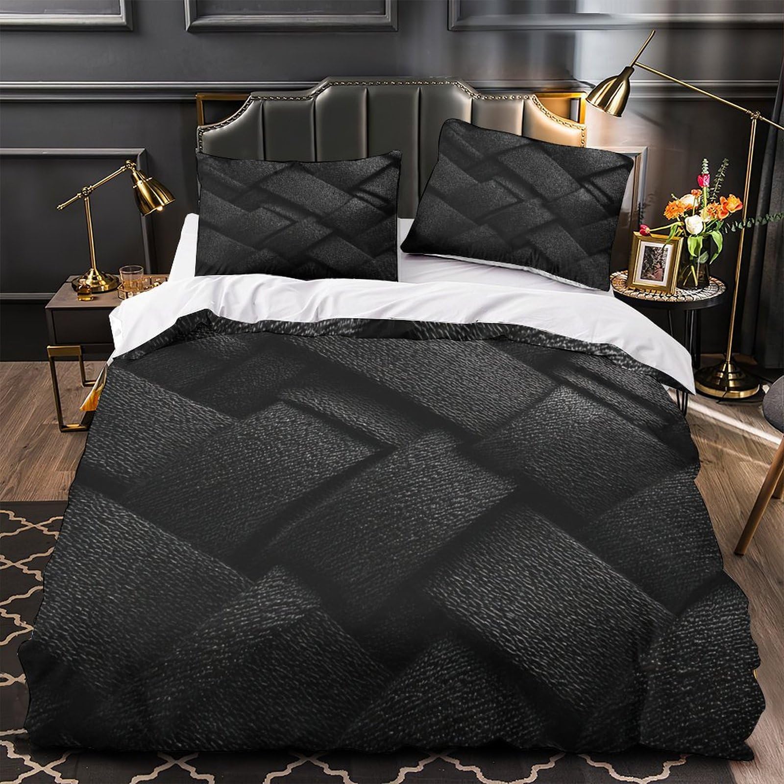 Housse de couette 135x200 respirante à fermeture éclair pour lit enfant
