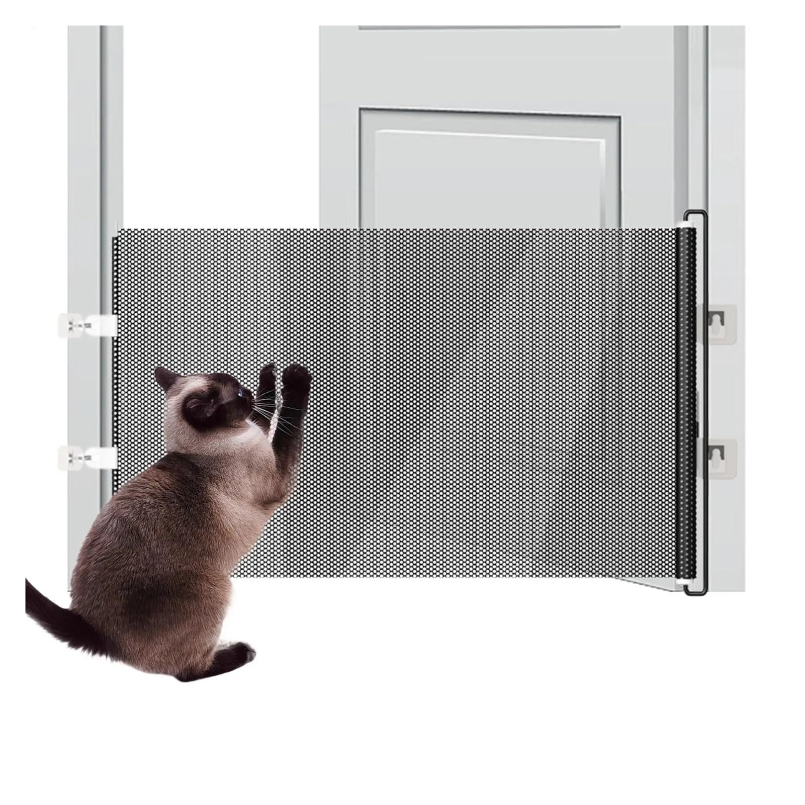 Cancelletto Estensibile Cancello di sicurezza for animali domestici retrattile largo