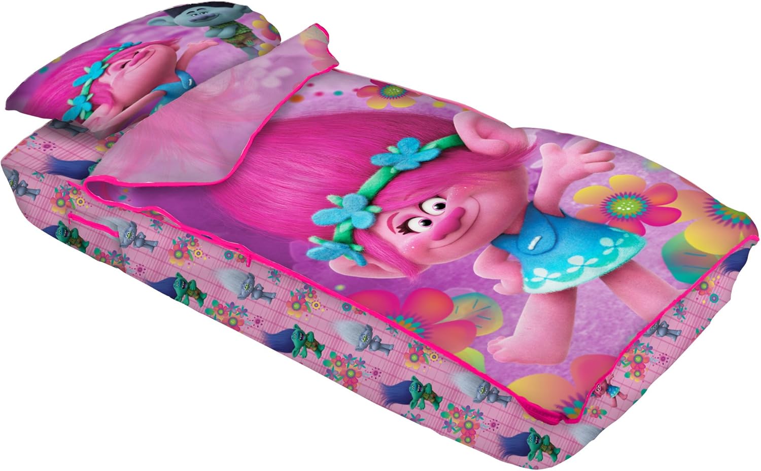 Amazon.co.jp [ドリームワークス]Dreamworks Trolls Poppy & Petal ZipIt Bedding MY0018 [並行輸入品] おもちゃ