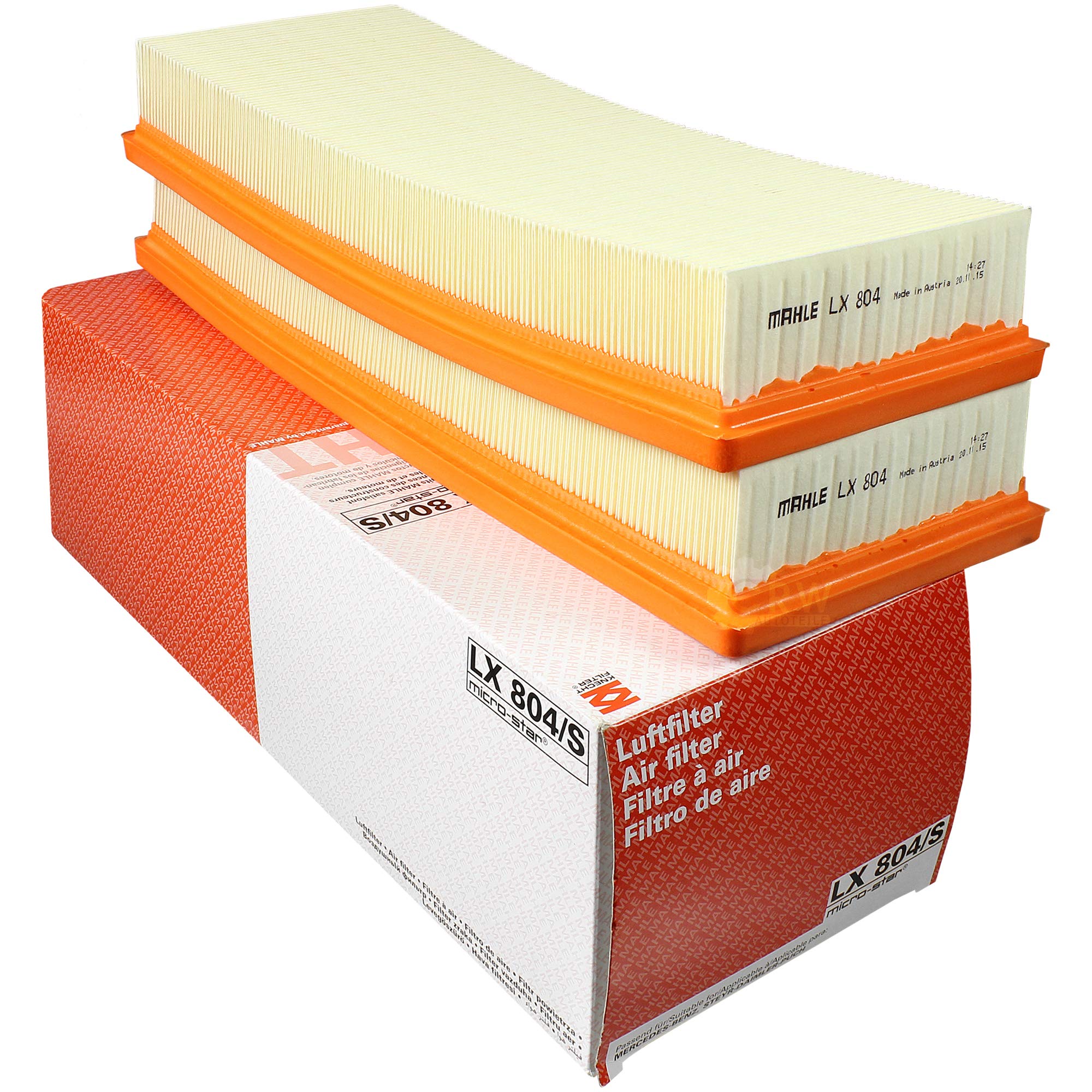 Paquete de inspección Kit de mantenimiento con filtro de aceite OX 153/7D, filtro de aire LX 804/S, tornillo de cierre