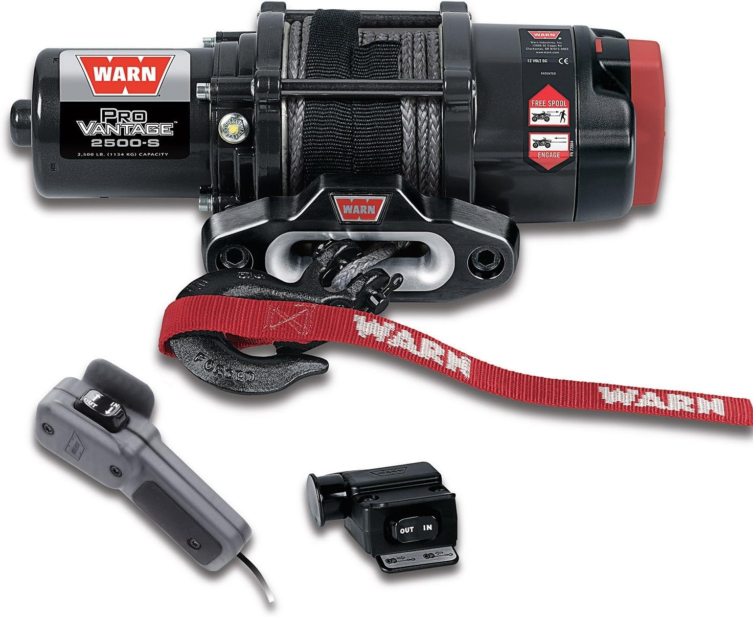 CanAm New OEM UTV Warn Pro Vantage 2500S Winch, Outlander Renegade