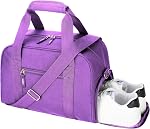 Searock 14 sac de gymnastique pour hommes & Les femmes, Mini Sac à bandoulière avec compartiment de chaussures, sac à dos léger pour les sports de voyage, noir foncé
