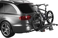 Vista 1 de Thule EasyFold XT 2 Hitch Bike Rack - E-Bike Compatible - Fits 2" and 1, 1/4" receivers - Tool-Free Installation - Fully Foldable - Easy Trunk