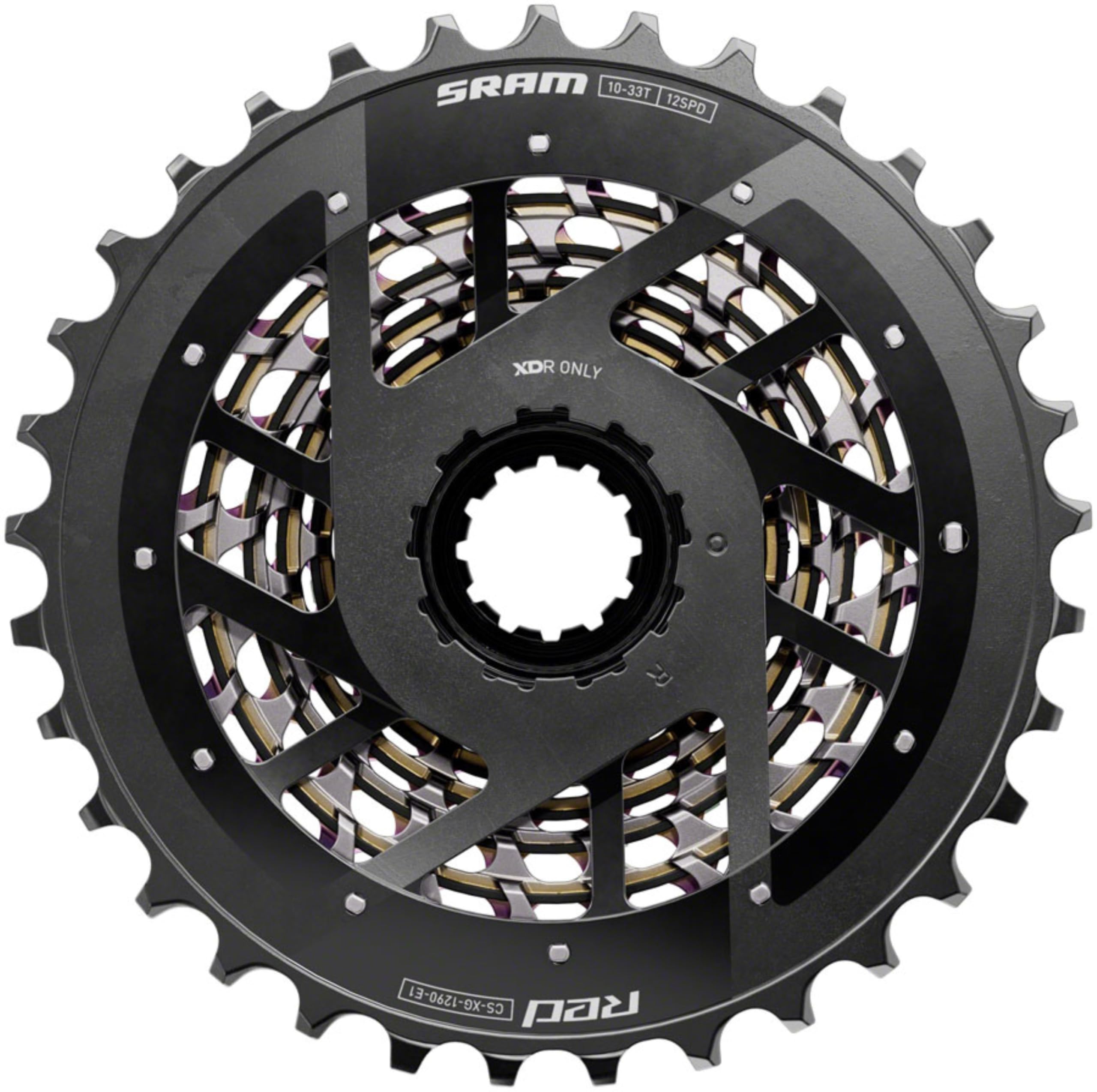 SRAM RED スラム　レッド　10-33T 12Sスプロケット12速1290 Amazon | SRAM「スラム」SRAM Cassette XG-1290 Rainbow E1 /10-33T