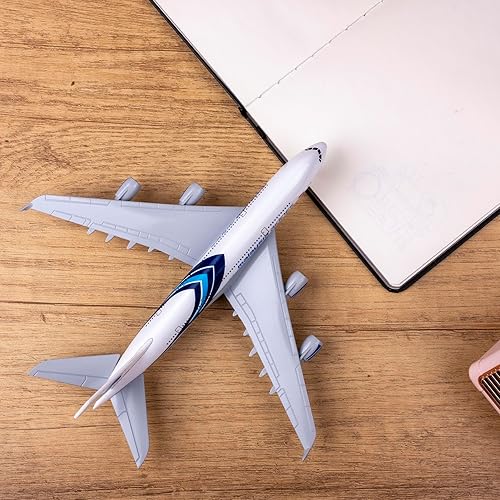 Miniatura 2 de Modelo Avión Escala 1:300 Malasia Airbus 380 Modelo Avión Metal Aleación Diecast Plane para Regalo y Decoración