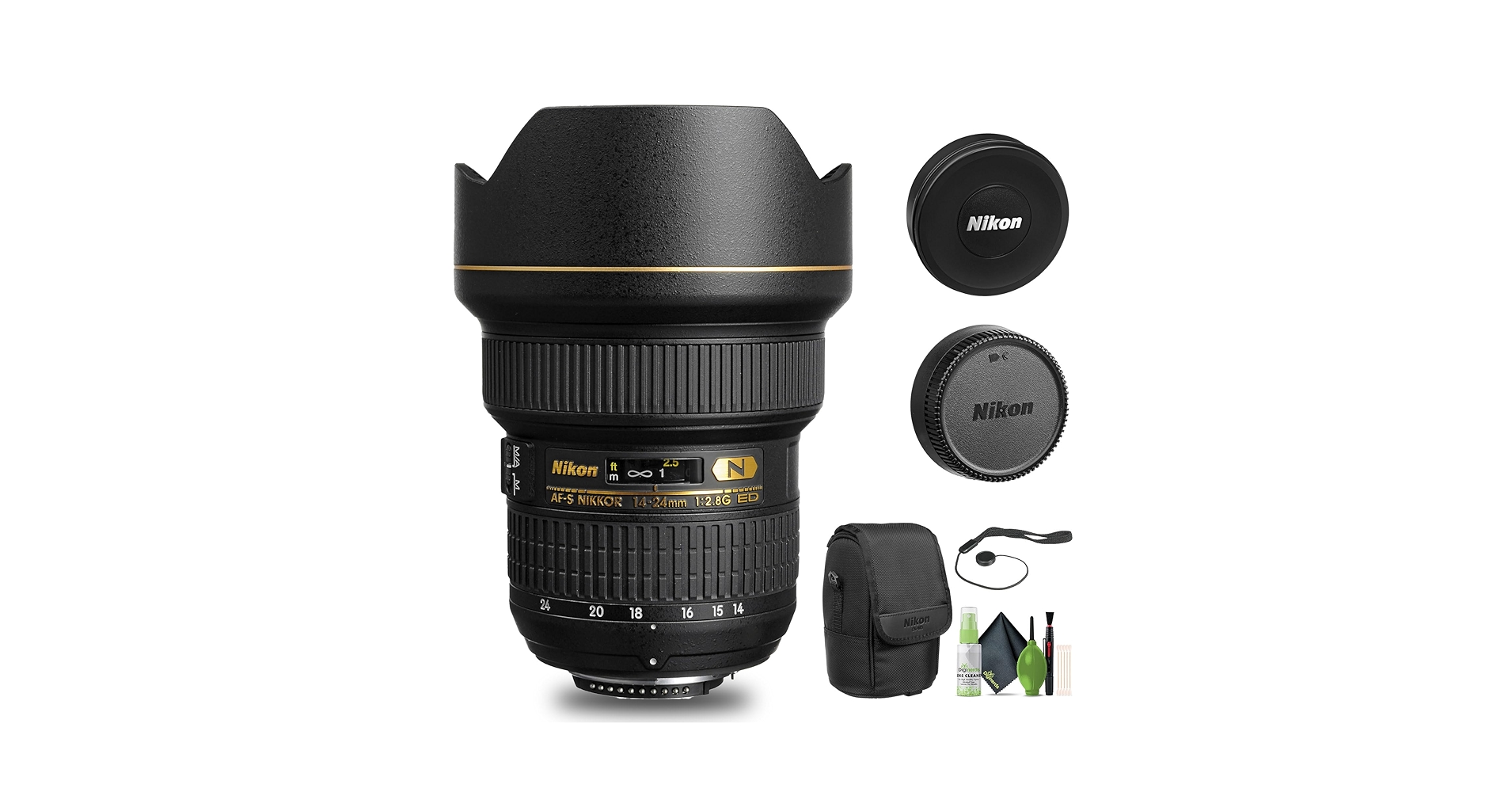 Amazon.com: Nikon AF-S NIKKOR 14-24mm f/2.8G ED Lens (2163) + Cap