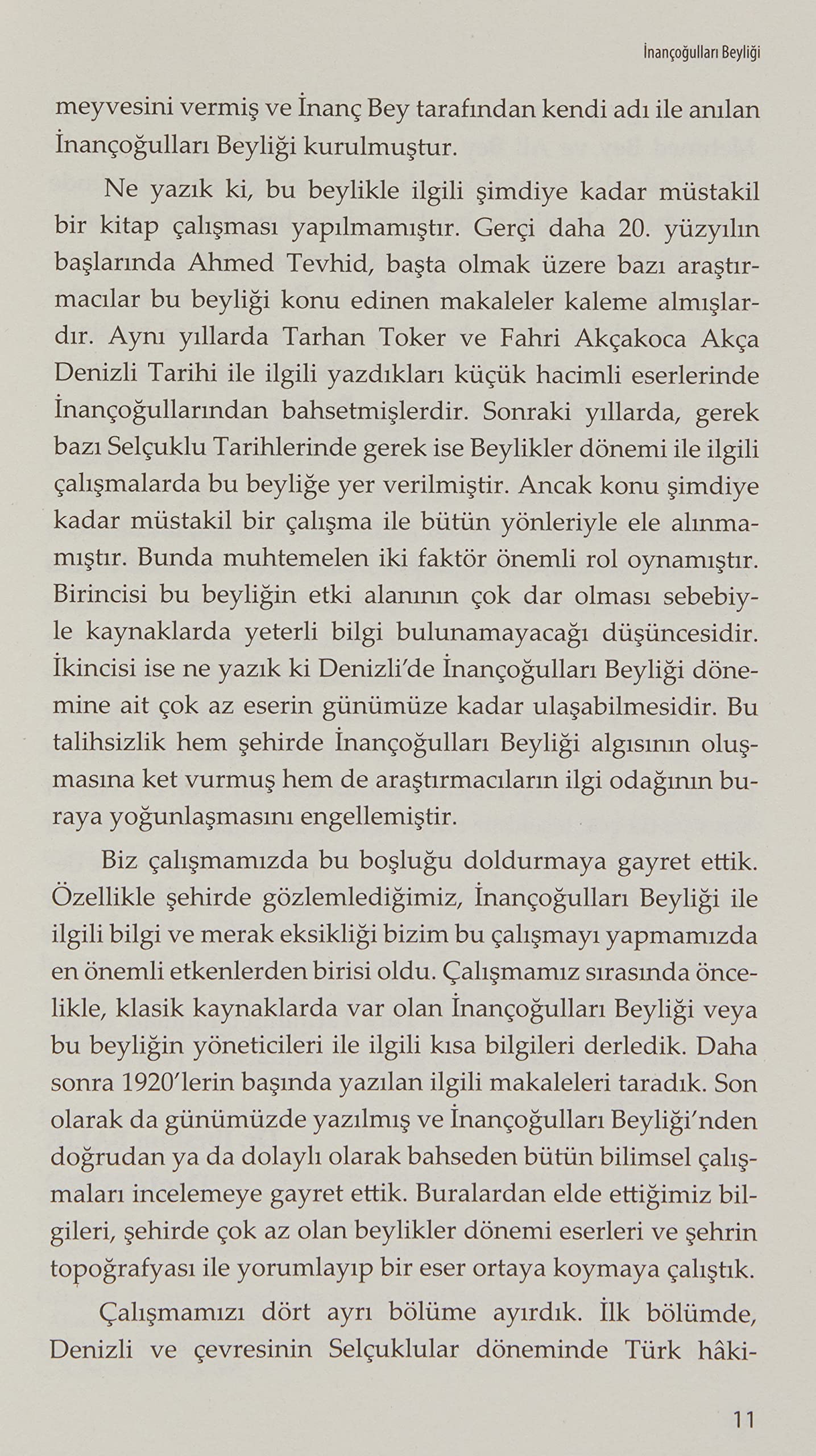 İnançoğulları Beyliği - Denizli (Ladik)