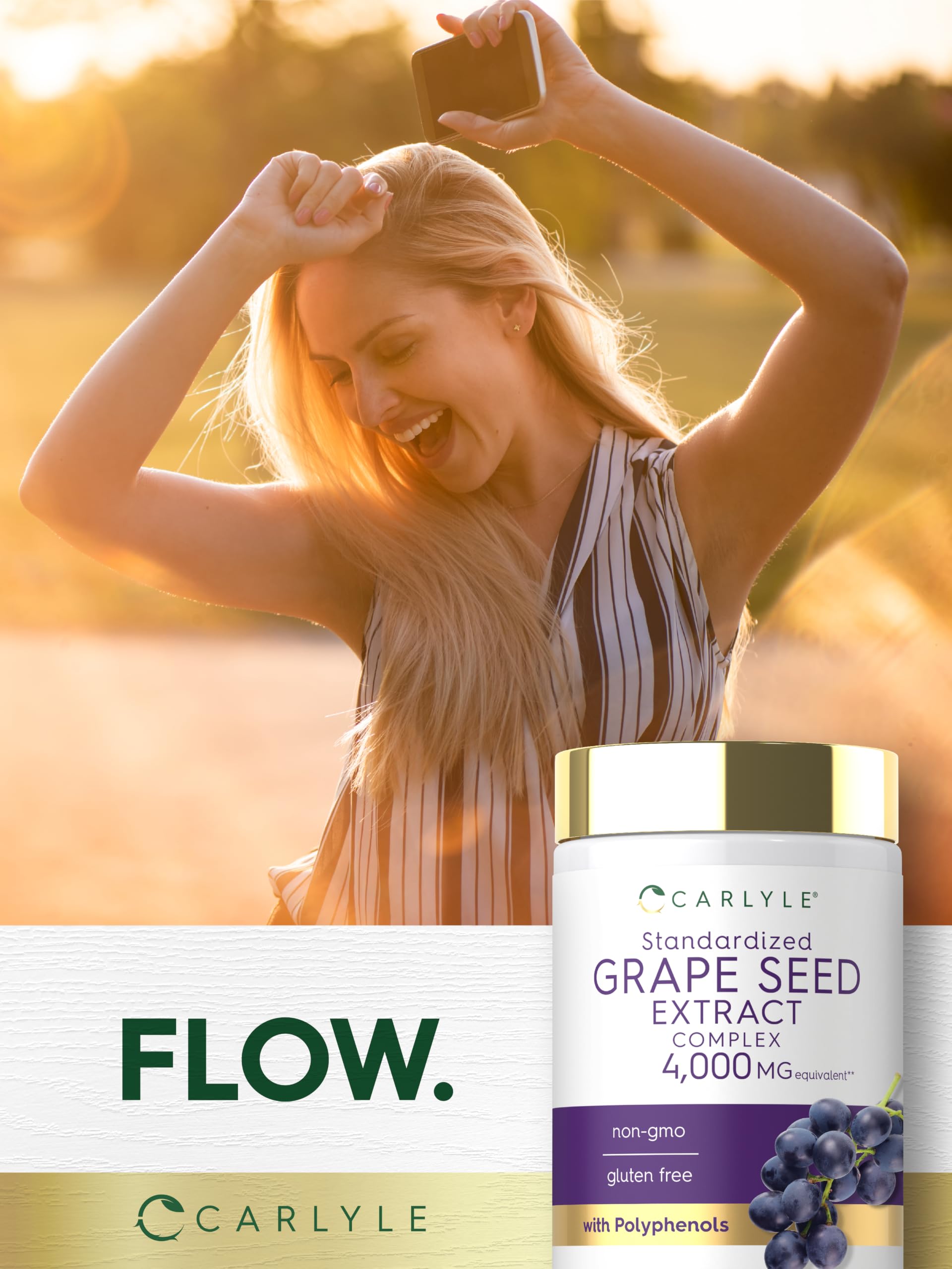 Carlyle Grape Seed Extract | 120 Quick Release Capsules — Amazon image 6