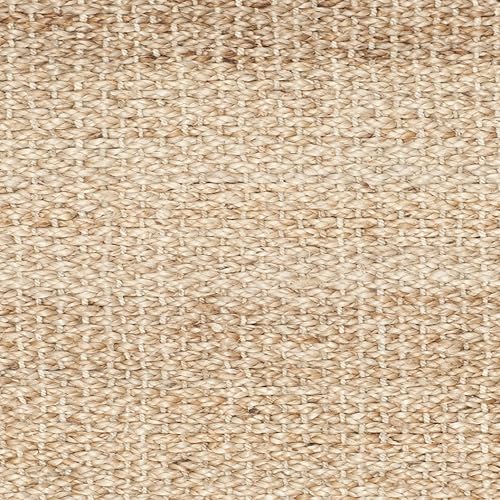 Miniatura 4 de SAFAVIEH Natural Fiber Collection - Alfombra decorativa de 3 x 5 pies, natural, hecho a mano, yute con flecos, ideal para zonas de alto tráfico en