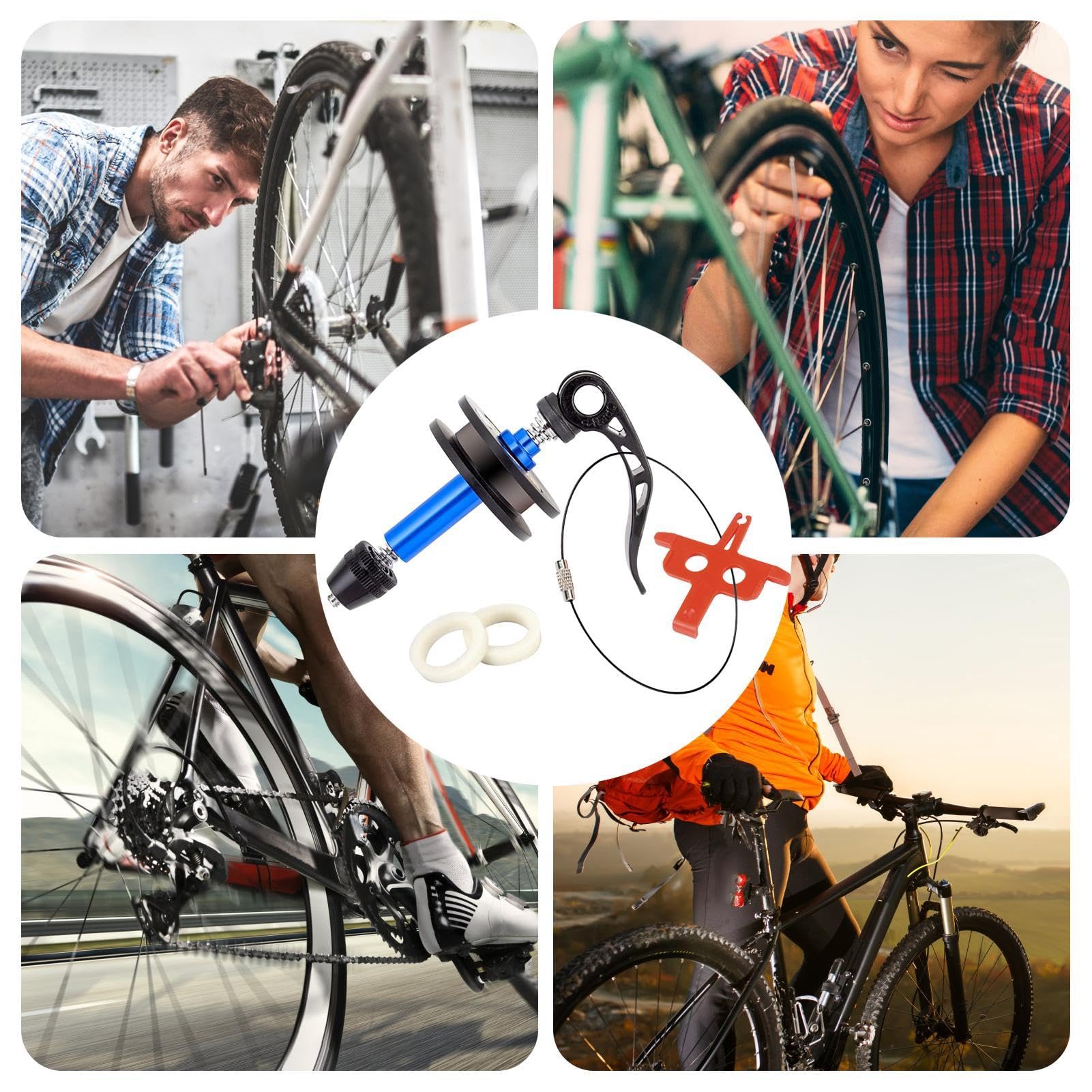 Support de chaîne de vélo - Support de chaîne de vélo factice - Moyeu de chaîne de vélo Support de chaîne de vélo - Support de chaîne de vélo factice - Moyeu de chaîne de vélo
