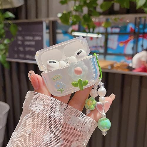 Miniatura 4 de Linda funda para Airpod Pro 2Airpod Pro 3D con llavero transparente de TPU duro funda protectora compatible con AirPods Pro de 21 generación para