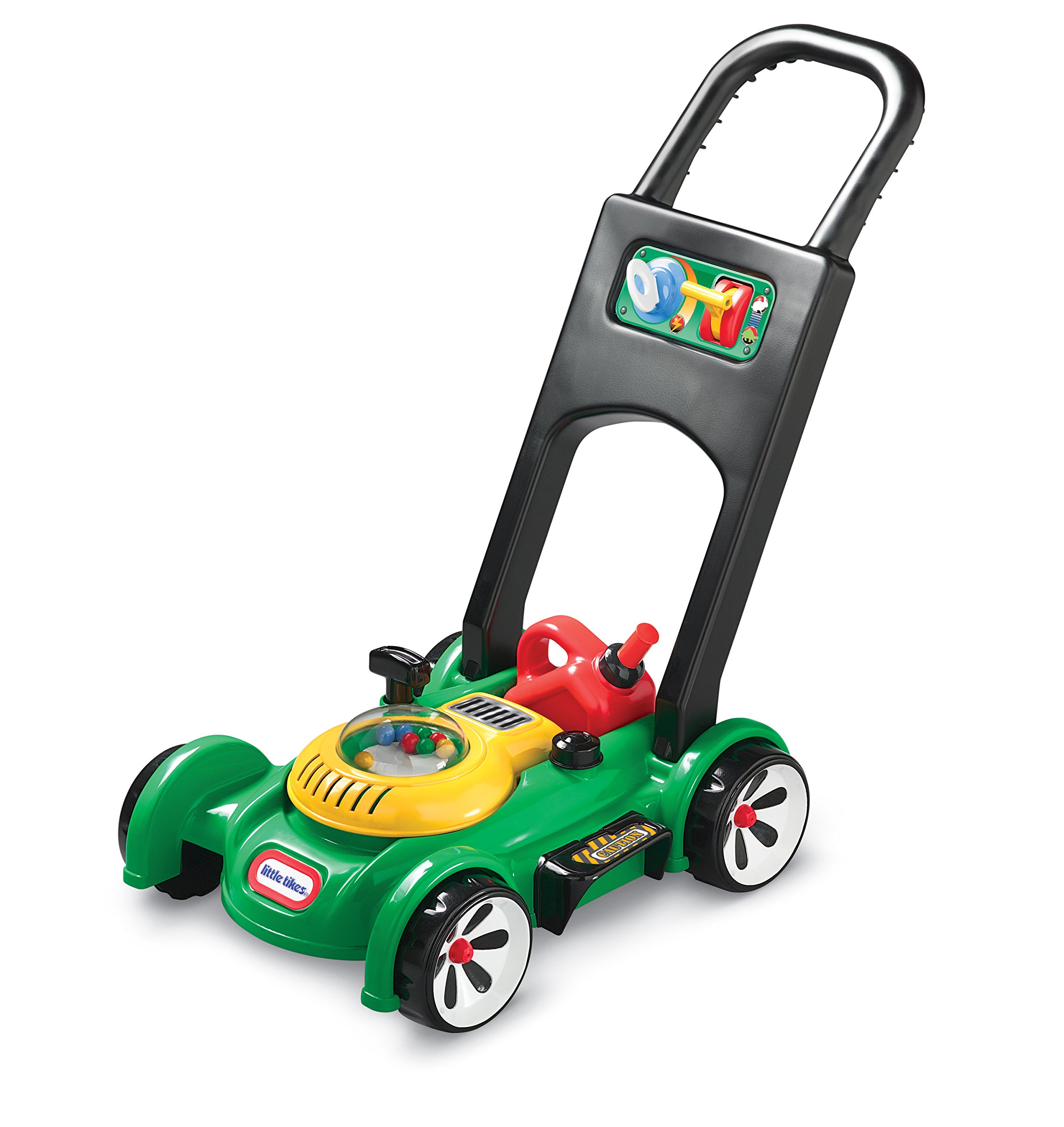 Gas 'n Go Mower - Realistic Lawn Mower for Outdoor Garden Play with Mechanical Sounds, Movable Throttle & Petrol Can. For Ages 18 Months+,Multi-colored,53.34 x 28.58 x 52.07 cm