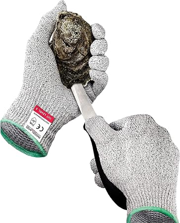 Rockland Guard Professional Oyster Shucking Kit - 3.5” Heavy Duty