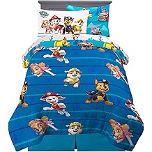 Paw Patrol Kids Bedding Super Soft Comforter and Sheet Set with Sham, 5 Piece Twin Size, (100% Officially Licensed Nickelodeon Product) By Franco