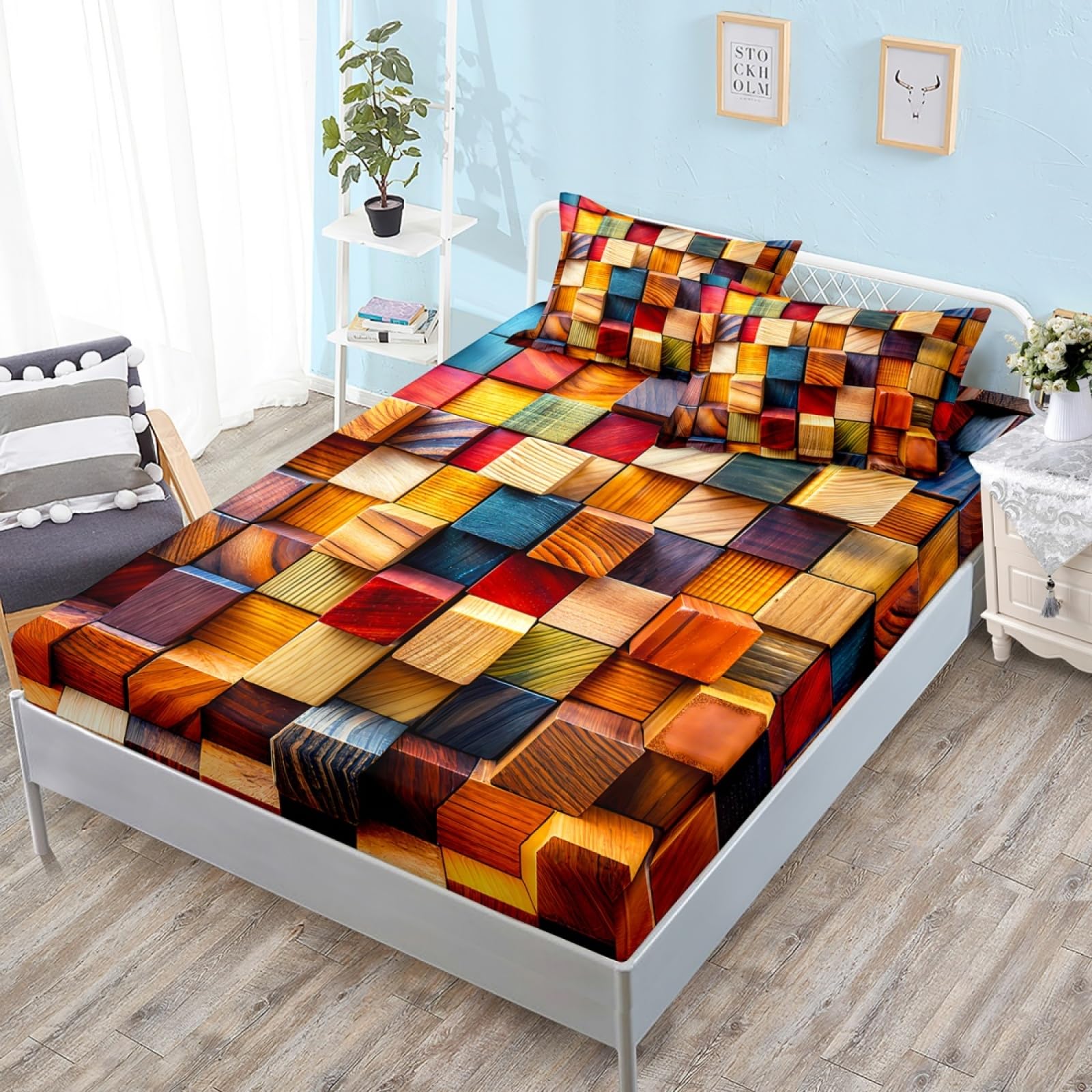 King Size Fitted Sheets Deep Fitted King Size Sheet Bedsheet 30cm Deep